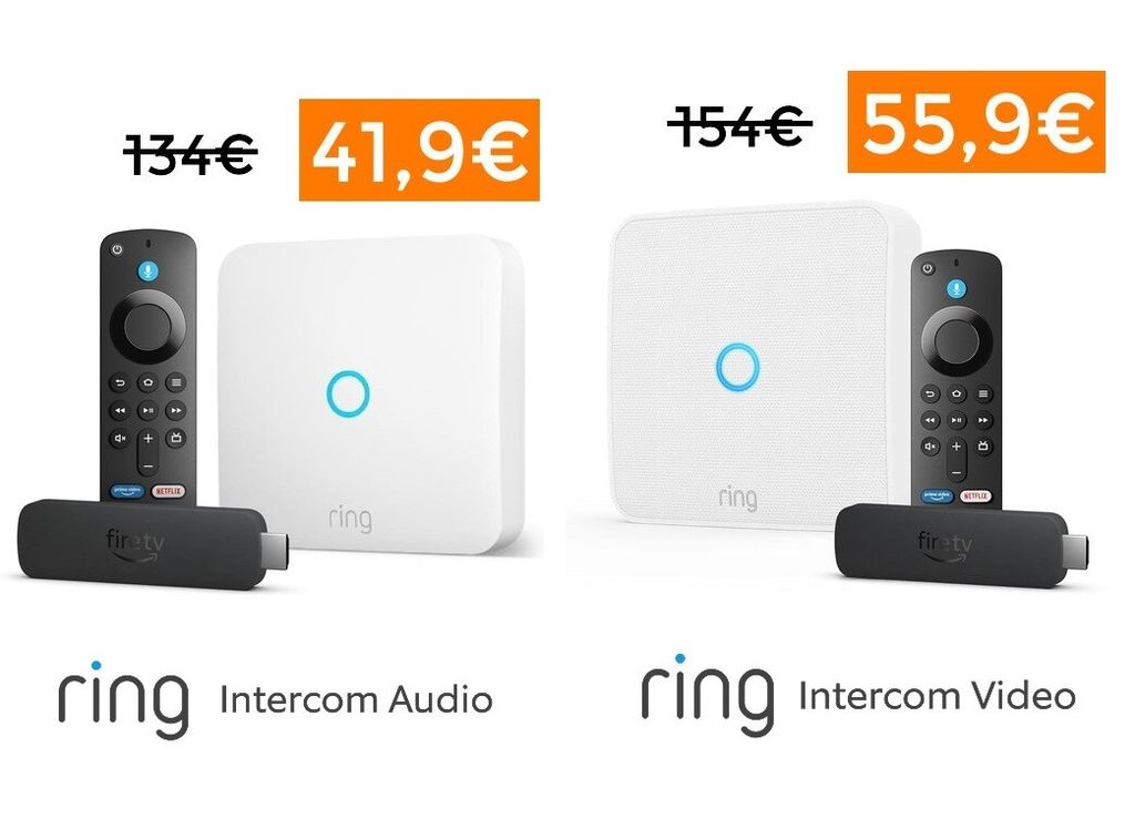 Ring Intercom Audio y Video + Fire TV Stick 4K Selects [Ofertas anticipadas Prime Day]