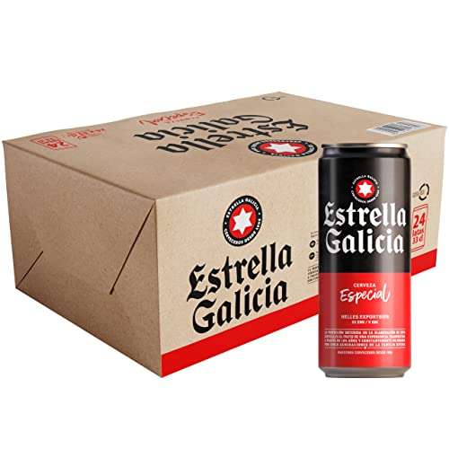 Estrella Galicia Especial Pack de 24 Latas x 33 cl