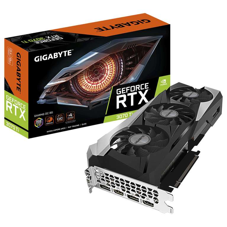 Gigabyte GeForce RTX 3070 Ti GAMING OC 8G · Segunda mano