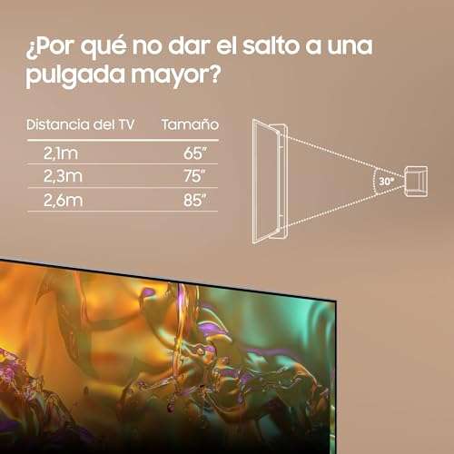 SAMSUNG TV QLED 4K 2024 65Q80D Smart TV de 65"