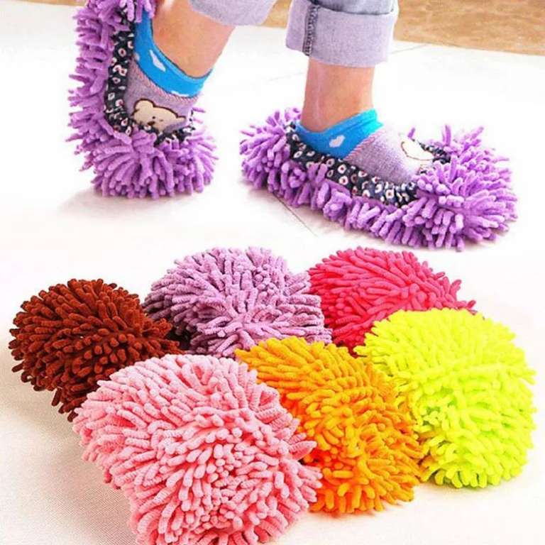 Zapatillas de microfibra para limpiar el suelo