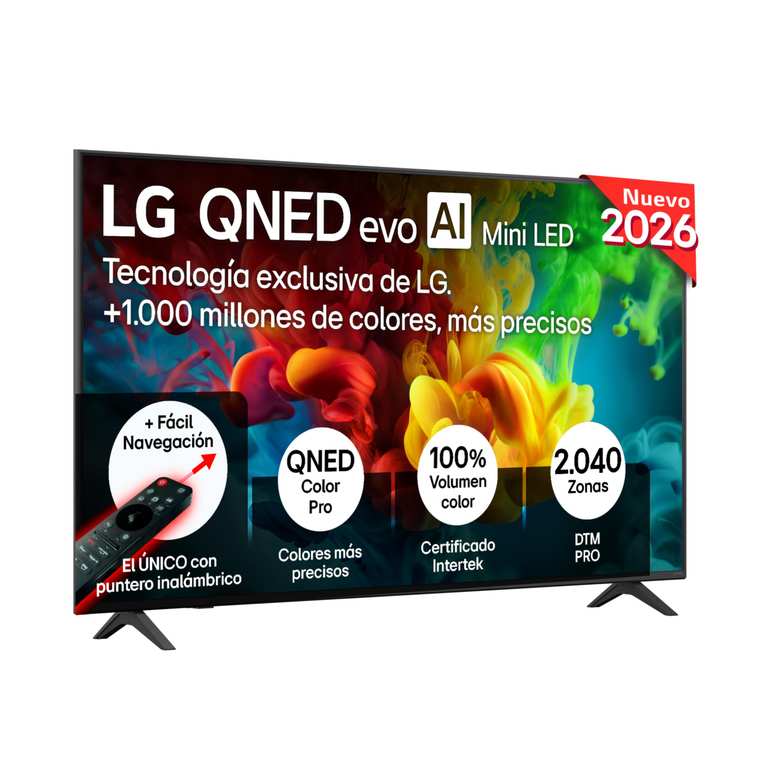 Imagen de LG 55QNED82B6B – TV 55", 4K Q