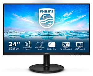 Monitor Philips 241V8L/00 - 23.8" LED Full HD, 75Hz, 4ms, VA, FlickerFree, Low Blue Mode (1920x1080)