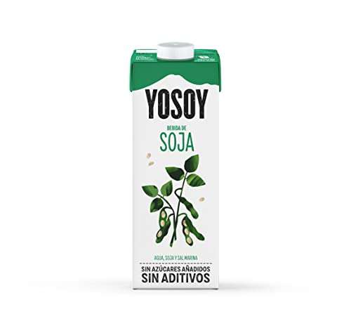 Yosoy Bebida de Soja sin Azúcar Añadido, 6 x 1L (1.05€/L) (Solo Amazon Fresh Valencia)