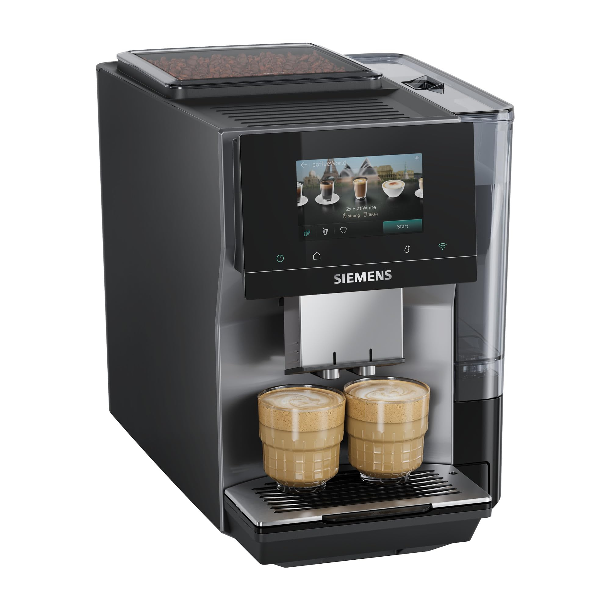 Cafetera superautomática Siemens EQ700 | Pantalla táctil iSelect | Personalizable | 41 especialidades