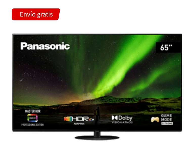 TV OLED 65" - Panasonic TX-65JZ1500E, UHD 4K, HCX Pro con IA, Smart TV, DVB-T2, Dolby Atmos
