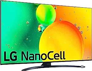 TV Nanocell 139 cm (55") LG 55NANO766 4K, HDR10 Pro, Dolby Digital Plus, Smart TV, webOS22 (IGUALA AMAZON)