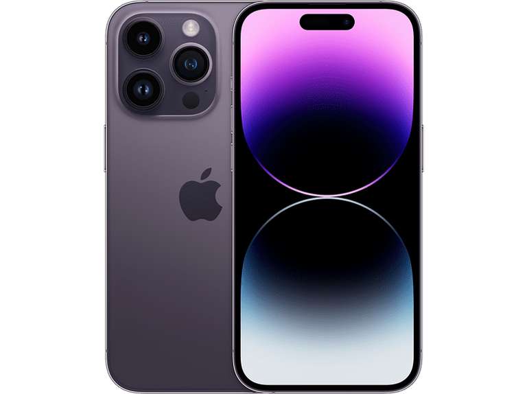 APPLE iPhone 14 Pro, Púrpura, 512 GB, 5G, 6.1", Pantalla Super Retina XDR, Chip A16 Bionic, iOS
