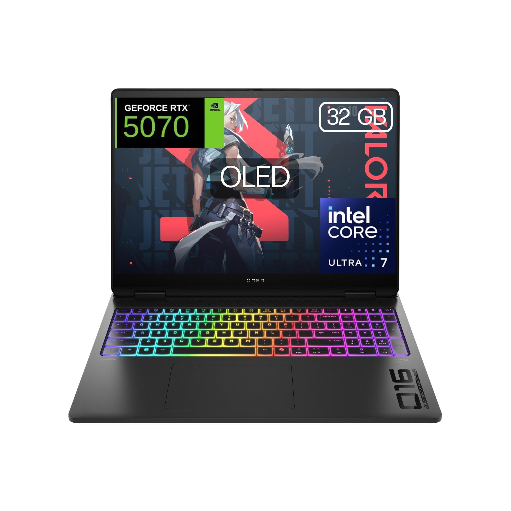 Portátil HP OMEN MAX 16" OLED 240Hz (Core Ultra 7-255HX, 32GB RAM, 1TB, RTX 5070, FreeDos