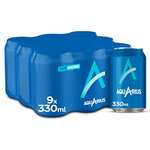 Aquarius Limón, Bajo en calorías, Pack 9 latas de 330ml.(4 Packs por 20.95)