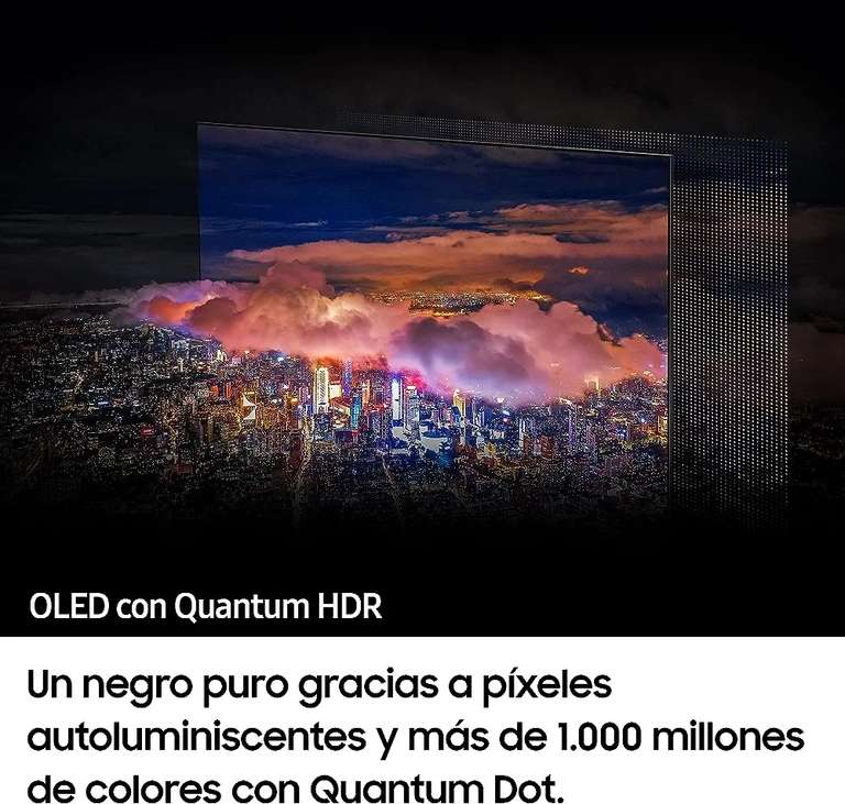 TV 55" SAMSUNG TQ55S95CATXXC OLED Quantum HDR, Procesador Quantum 4K IA, Dolby Atmos ,Infinity One, Pantalla Antirreflejos