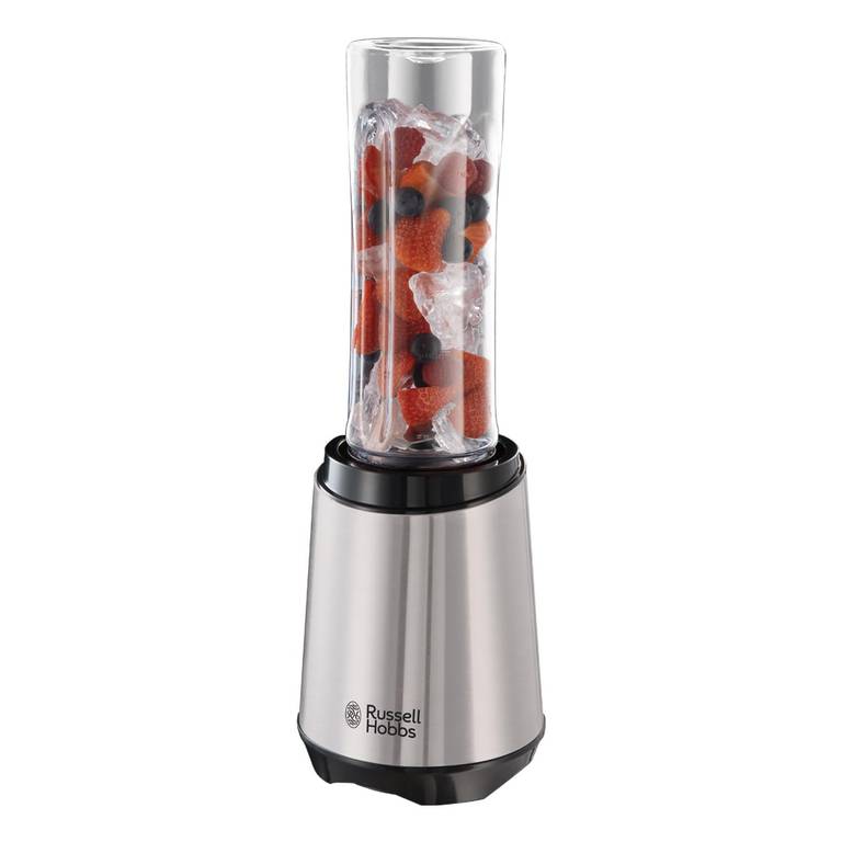 Russell Hobbs Batidora de Vaso Individual Mix & Go, Batidora Smoothie, Mini Batidora para Zumos,