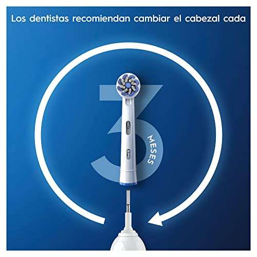 Oral-B Sensitive Clean Recambios Cepillo de Dientes Eléctrico, Pack de 12 Cabezales, Blanco - Originales (Tamaño Buzón)