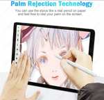 Lápiz Stylus con presión de inclinación, rechazo de palma para iPad, modelos de iPad compatibles en descripción