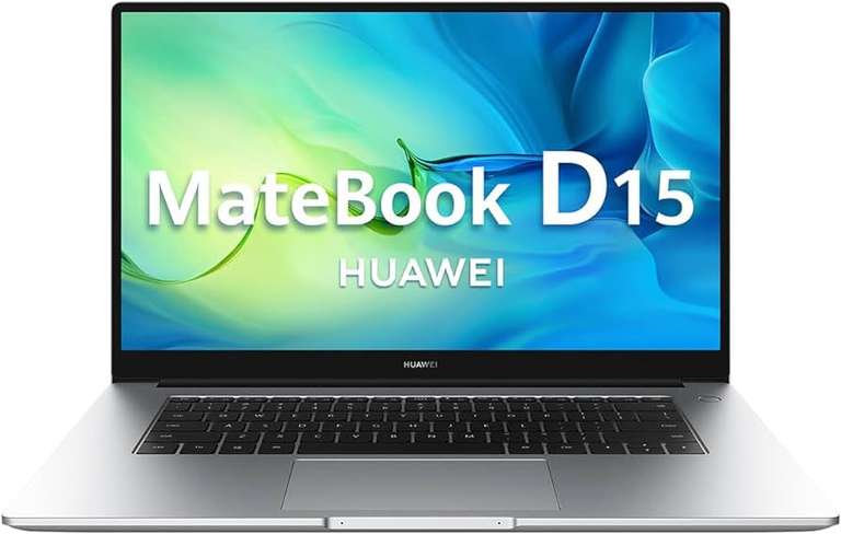 HUAWEI MateBook D15 2022 - Portátil ultraligero 15,6" FullHD (i5-1155G7, 8GB RAM, 512GB SSD, Intel UHD Graphics 620, Windows 11 Home) Plata