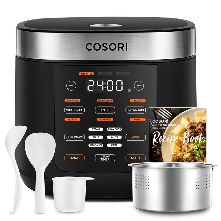 Arrocera Eléctrica Inteligente COSORI 1,8L (17 Programas, Lógica Difusa)