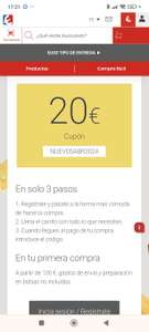20€ de regalo en la primera compra online de EROSKI (Mínimo 100€)