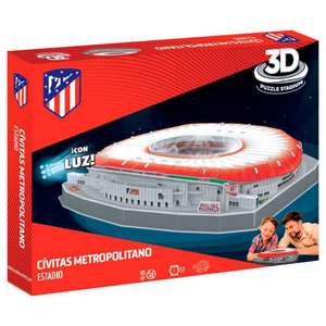 Puzzle 3D Estadio Cívitas Metropolitano Atlético de Madrid con Luz