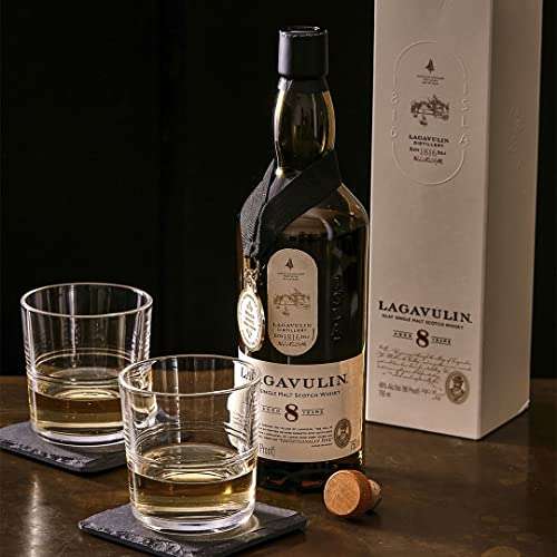 Lagavulin 8, whisky escocés single malt, 700 ml