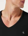Calvin Klein Pack de 2 Camiseta para Hombre con Cuello de Pico