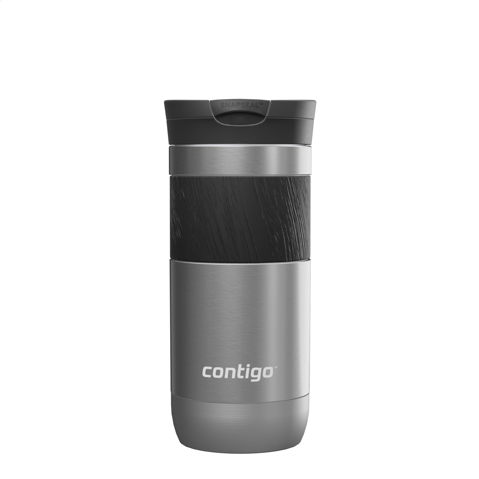 Contigo Byron SNAPSEAL Vaso Térmico, Acero Inox, 7 h caliente, 470ml (Prime)