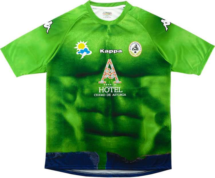 Kappa edición HULK Camiseta de local del Atlético de Astorga 2017-18