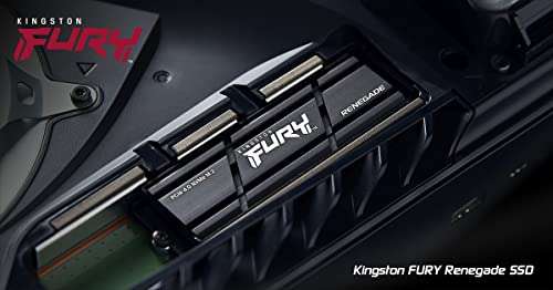 Kingston FURY Renegade 2TB SSD PCIe 4.0 NVMe con Disipador Térmico 7.300/7.000 MB/s en lectura/ escritura