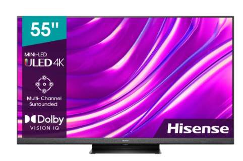 TV ULED , MiniLED (55") Hisense 55U8HQ, 4K UHD, Smart TV