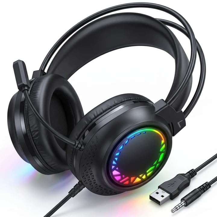 Auriculares Gaming con Micrófono Rotatorio