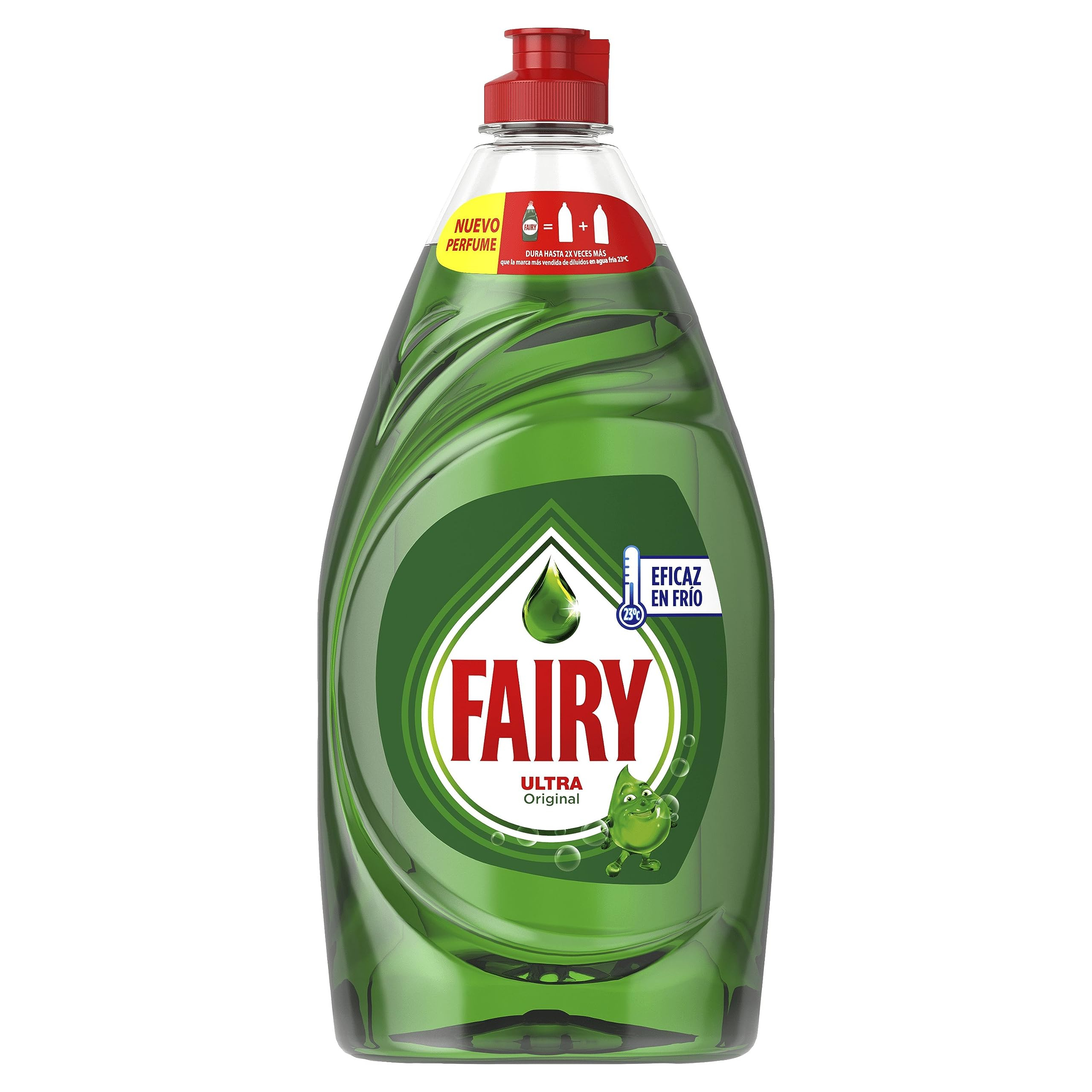 Fairy Ultra Original Líquido Lavavajillas 820ML Fórmula Efectiva Que Deja Los Platos Relucientes, Impresionante Poder Antigrasa