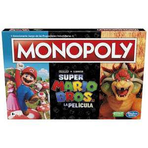 Juego de Mesa Monopoly basado en la película The Super Mario Bros - Incluye Token de Bowser