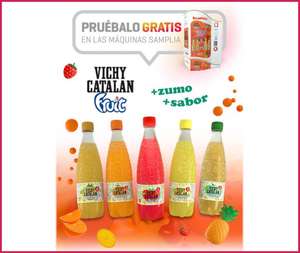 Vichy Catalan Fruit GRATIS en máquinas de Samplia (Barcelona y Madrid)