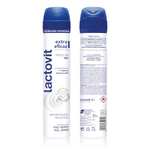 3x Lactovit - Desodorante Extra Eficaz con Microcápsulas Protect, 0% Alcohol, Anti-irritaciones y Eficacia 48H. 1'56€/ud