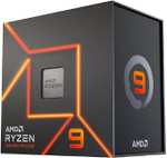 AMD Ryzen 9 7900X Procesador, 12 núcleos/24 Hilos desenfrenados, 76MB L3 Cache, 170W TDP, hasta 5,6 GHz Frecuencia Boost, Socket AMD 5