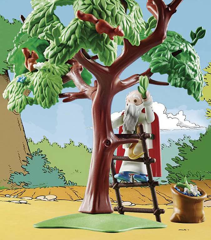 Asterix Panorámix con el caldero de la Poción Mágica de Playmobil