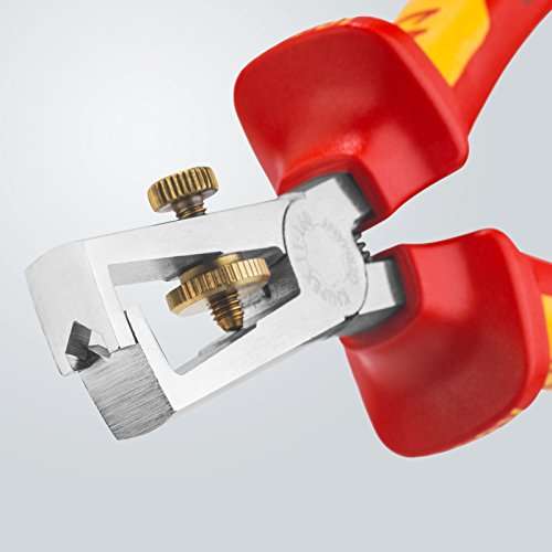 KNIPEX Alicate pelacables Con muelle de apertura universal aislado 1000V  (160 mm) 11 06 160 » Chollometro
