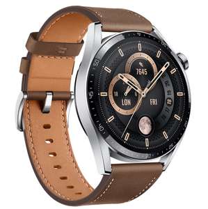 Huawei Watch GT3 Edición Classic 46 mm con correa de cuero marrón Smartwatch