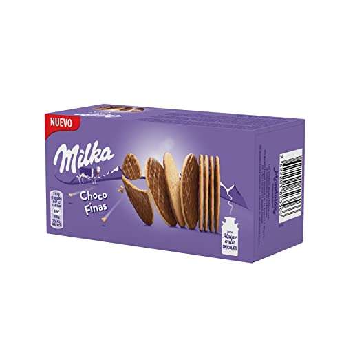3 x Milka Choco Finas Galletas con Chocolate con Leche de los Alpes 126g [Unidad 1'05€]