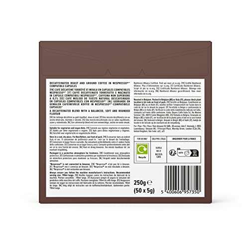 100 cápsulas (2 x 50) café Lungo descafeinado compatibles con Nespresso- Cupon -10 %