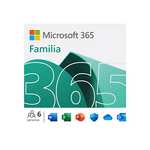 Microsoft 365 Familia - Hasta 6 personas - Para PC/Mac/tabletas/teléfonos móviles - Suscripción de 12 meses
