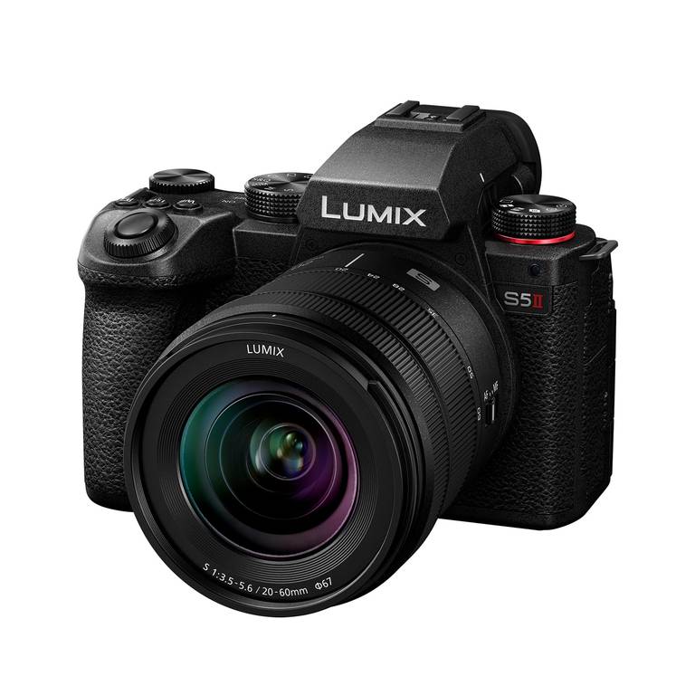 Panasonic LUMIX DC-S5 II, Cámara Sin Lente De Marco Completo, Sin Espejo con Lente de 20-60 mm F3.5-5.6, 4K 60P y 6k 30P