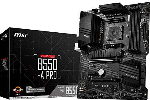 MSI B550-A Pro - Placa Base Pro Series (AMD AM4 DDR4 M.2 USB 3.2 Gen 2 HDMI ATX)