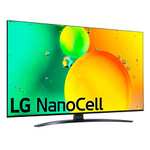 LG Televisor 43NANO766QA - Smart TV webOS22 43 pulgadas (Tambien en PcComponentes)