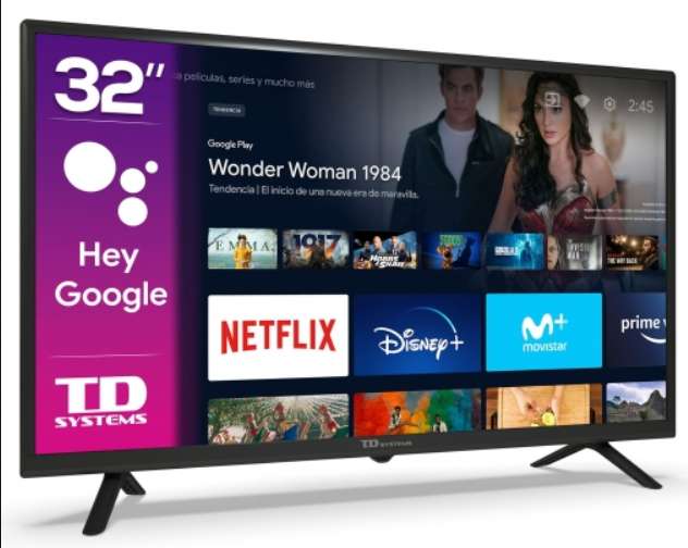 TV LED 32" TD SYSTEMS Android TV