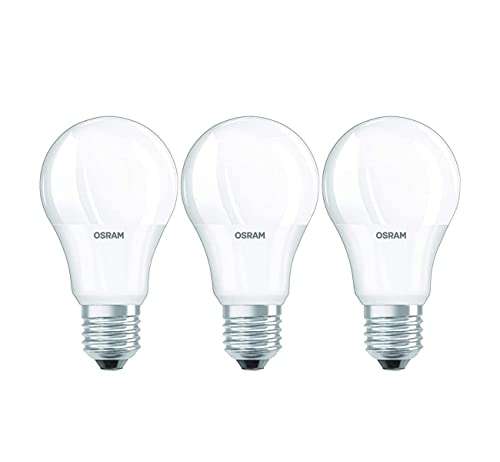 3 lámparas LED E27 de 8,5 Vatios Osram Base Classic A - Precio mínimo