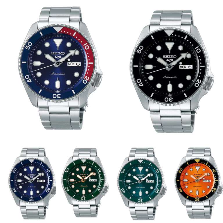 Reloj SEIKO Sports 5 SRPD63K1 | AUTOMÁTICO | 6 colores, incluye el "PEPSI" | Recogida GRATIS en ECI