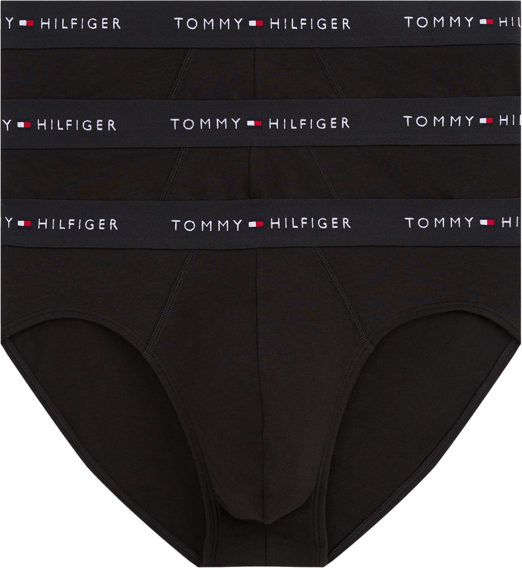 Tommy Hilfiger Calzoncillos bóxer Pack de 3 Hombre Briefs Tejido elástico