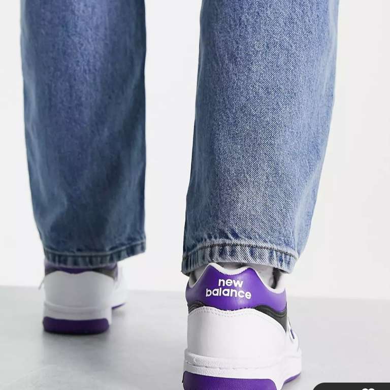 Zapatillas en blanco y violeta 480 de New Balance