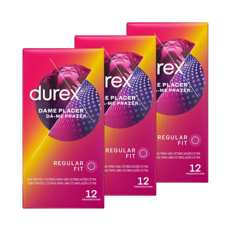36x Preservativos DUREX (Dame Placer)