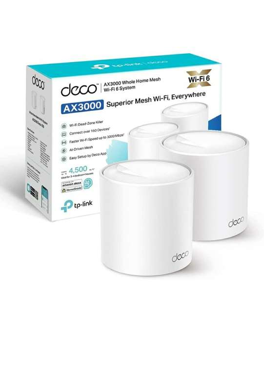 TP-Link Deco X50 (2-Pack)- WiFi 6 Mesh AX3000